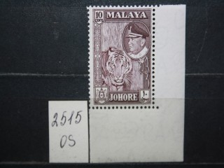 Фото марки Малайзия, Джохор 1960г **