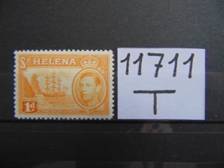Фото марки Британская Св. Елена 1938г **