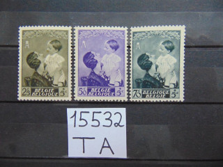 Фото марки Бельгия 1937г **