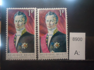 Фото марки Бельгия 1965г 2 одинаковые марки **