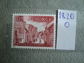 Фото марки Норвегия 1975г **