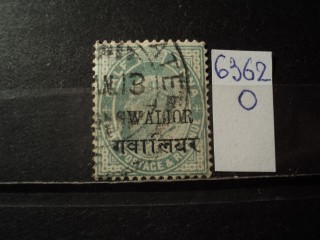 Фото марки Индийский штат Гвалиор 1907г