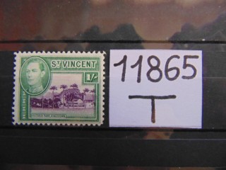 Фото марки Британский Св. Винсент 1938г *