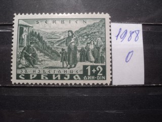 Фото марки Германская оккупация Сербии 1941г *