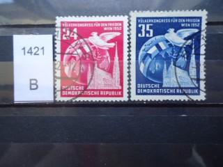 Фото марки Германия ГДР серия 1952г