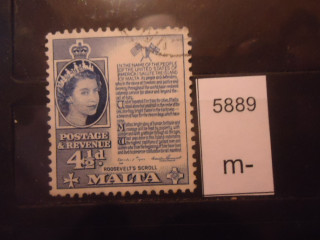 Фото марки Брит. Мальта 1956г