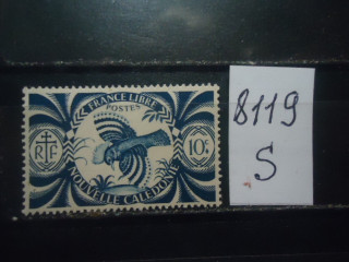 Фото марки Новая Каледония 1942г **