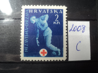 Фото марки Хорватия 1942г **