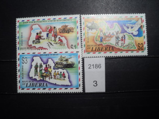 Фото марки Либерия 1993г 13 € **