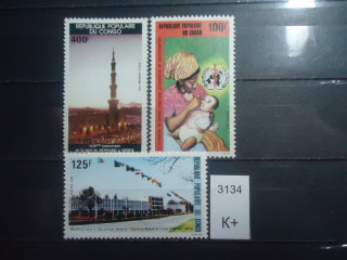 Фото марки Франц. Конго 1982г 4,6 евро **