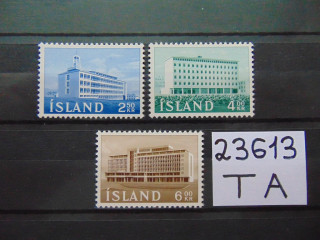 Фото марки Исландия серия 1962г **