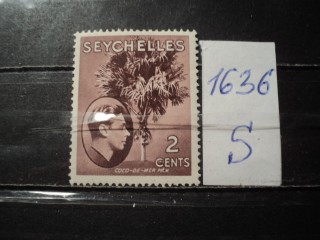 Фото марки Сейшельские острова 1938г *
