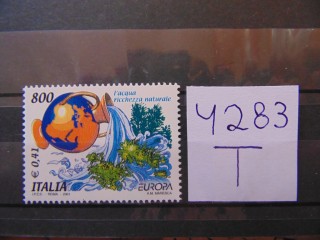 Фото марки Италия марка 2001г **