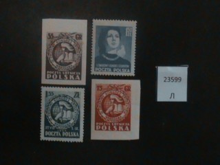 Фото марки Польша 1953г *