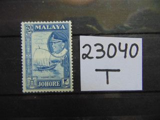 Фото марки Британская Малайя 1960г **