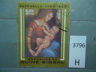 Фото марки Гвинея Биссау 1983г