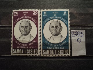 Фото марки Самоа серия 1970г **
