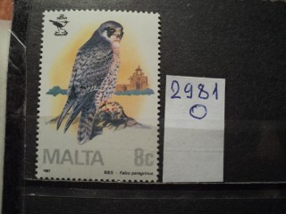 Фото марки Мальта 1987г **