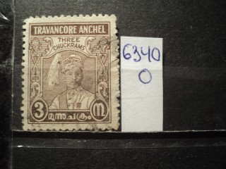Фото марки Индийский штат Траванкор 1939г