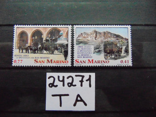 Фото марки Сан Марино серия 2003г **