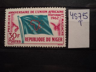 Фото марки Нигер 1962г **