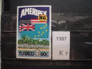 Фото марки Тувалу 1986г **