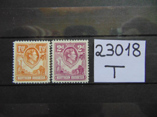 Фото марки Британская Северная Родезия 1938г *