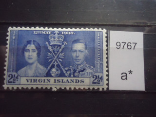 Фото марки Брит. Виргинские острова 1937г *