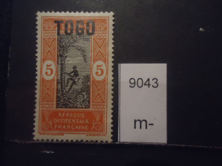 Фото марки Франц. Того 1921г надпечатка *