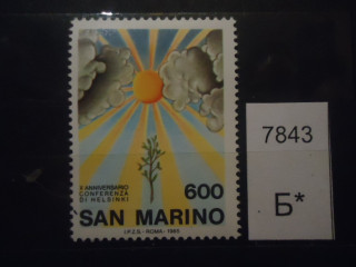 Фото марки Сан Марино 1985г **
