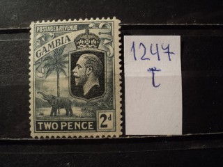 Фото марки Брит. Гамбия 1922г *