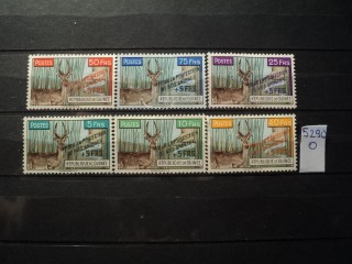 Фото марки Гвинея серия 1961г надпечатка *