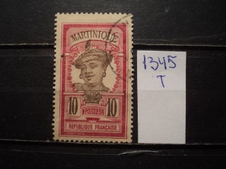 Фото марки Франц. Мартиника 1908г