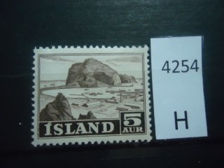 Фото марки Исландия 1954г **