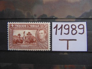 Фото марки Британские Тринидад и Тобаго 1938г *