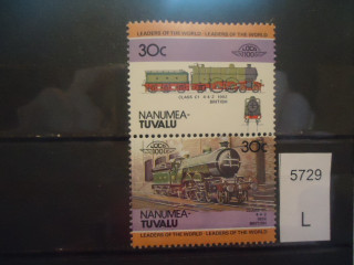 Фото марки Тувалу сцепка **