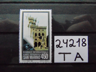 Фото марки Сан Марино марка 1985г **