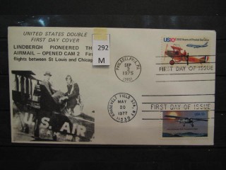 Фото марки США 1975г FDC (первый день гашения)