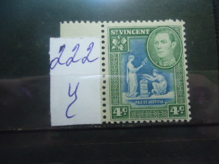 Фото марки Сент Винсент 1949г **