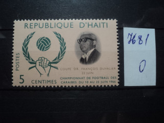 Фото марки Гаити 1966г **