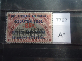 Фото марки Бельгийское Конго 1922г надпечатка