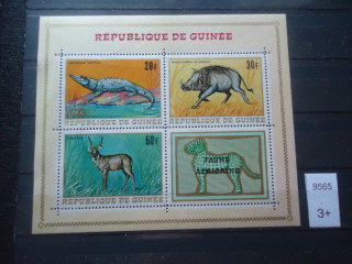 Фото марки Франц. Гвинея блок *