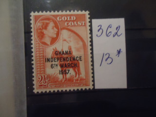 Фото марки Брит. Голд Кост 1957г надпечатка **