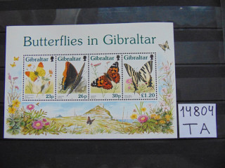 Фото марки Британский Гибралтар блок 1997г **