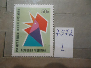 Фото марки Аргентина 1973г **