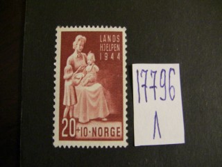 Фото марки Норвегия 1944г *