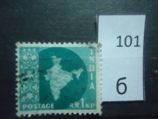 Фото марки Индия 1957г