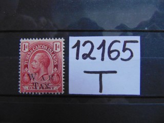 Фото марки Британские Теркс и Кайкос 1919г *