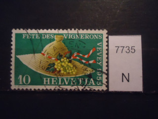 Фото марки Швейцария 1955г