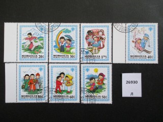 Фото марки Монголия 1980г серия